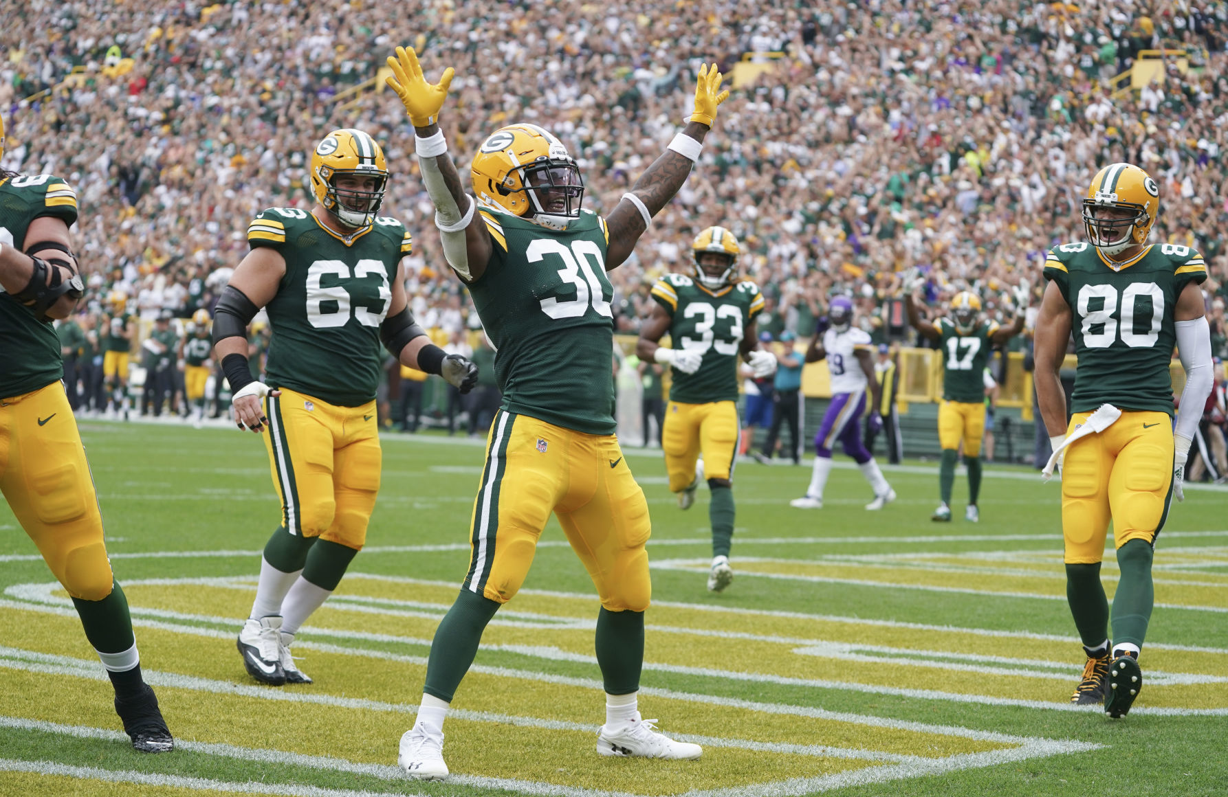 Packers 21, Vikings 16